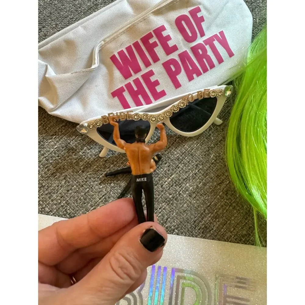 Assortment Bachelorette Accessories - Beads, Little Men, Sash, & Fanny Packs!